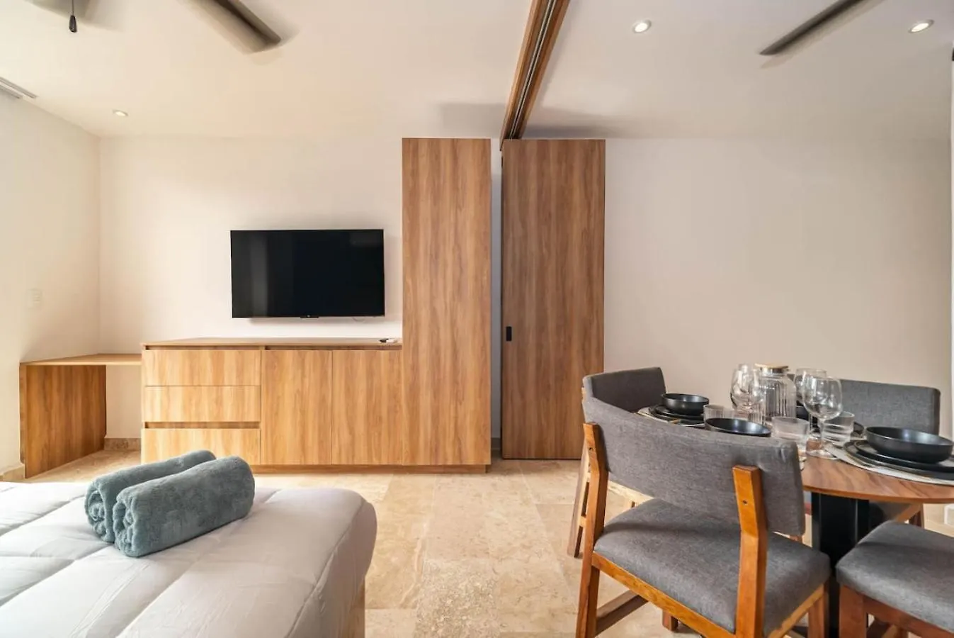 King Studio With Balcony, Rooftop Pool In Trendy Aldea Zama Tulum