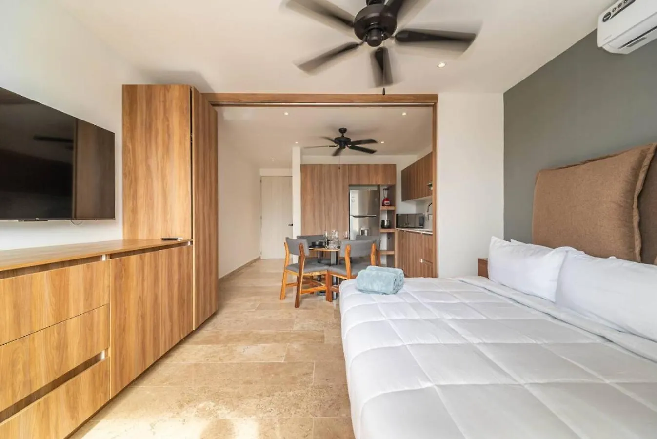 King Studio With Balcony, Rooftop Pool In Trendy Aldea Zama Tulum 0*,