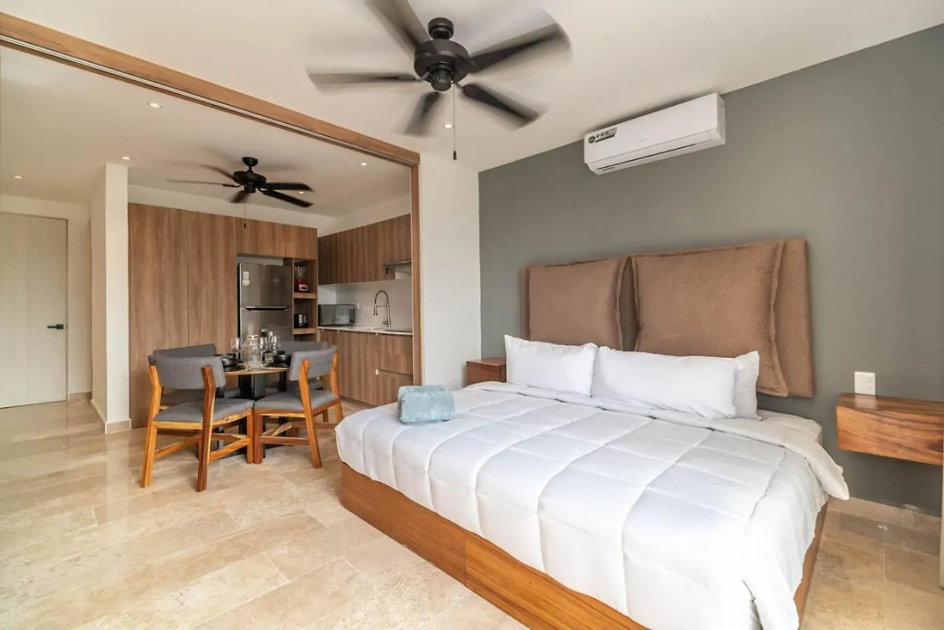 King Studio With Balcony, Rooftop Pool In Trendy Aldea Zama Tulum 0*,  Mexico