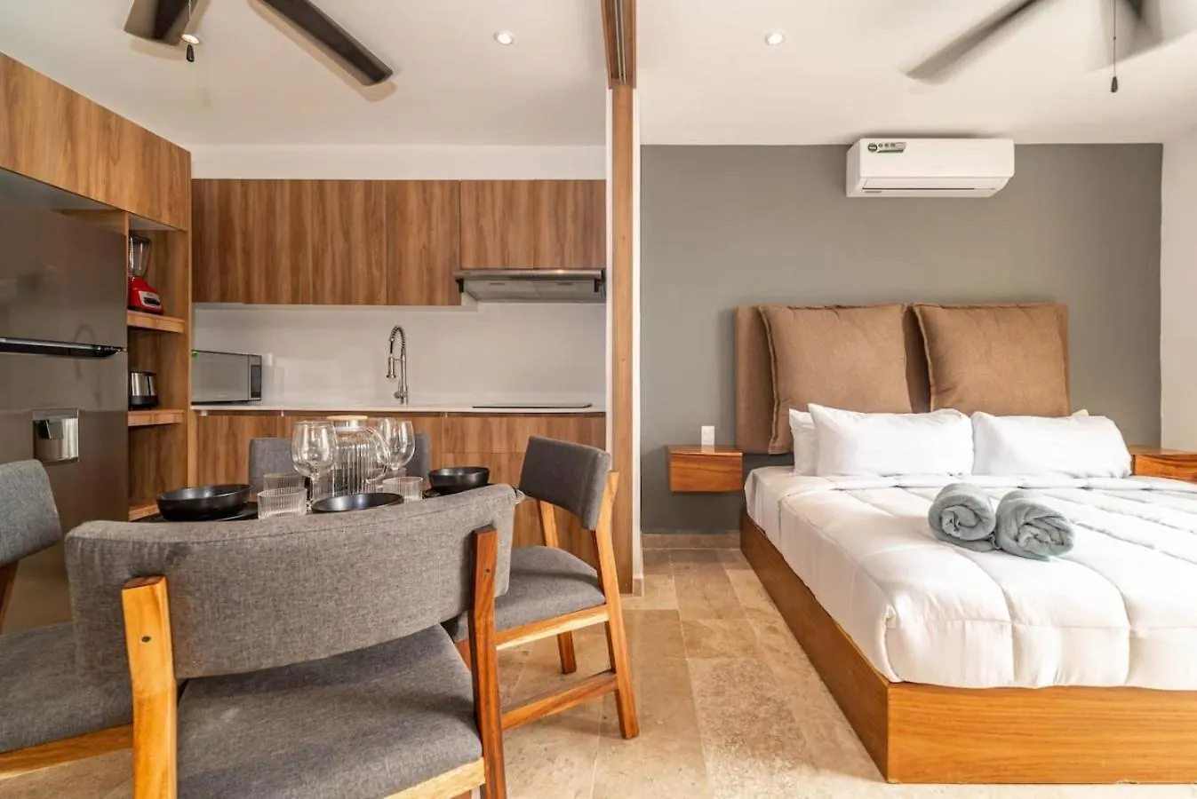 King Studio With Balcony, Rooftop Pool In Trendy Aldea Zama Tulum 0*,  Mexico